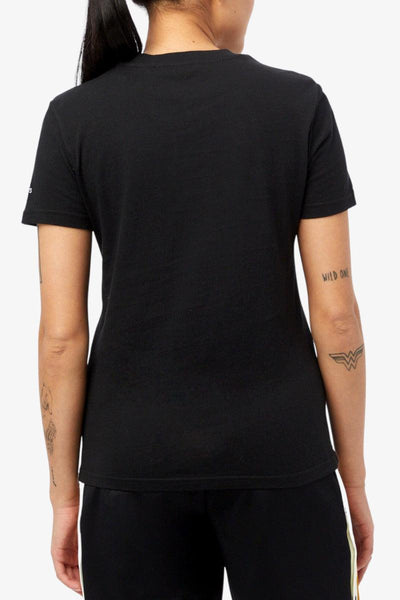 adidas performance T-Shirt Maniche Corte Essentials Slim Logo Nero Donna, foto 2