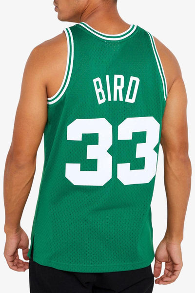 mitchell&ness Canotta Swingman NBA Boston Celtics Larry Bird Verde Uomo, foto 3