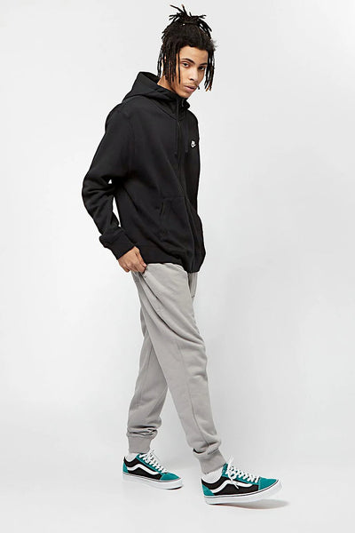 nike sportswear Felpa Full Zip Con Cappuccio Club Nero Uomo, foto 2
