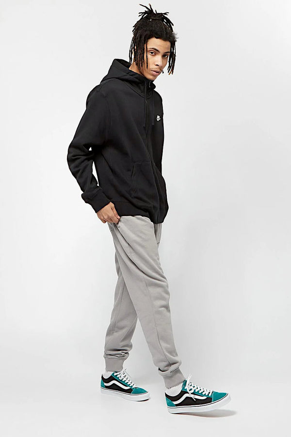 nike sportswear Felpa Full Zip Con Cappuccio Club Nero Uomo, foto 2