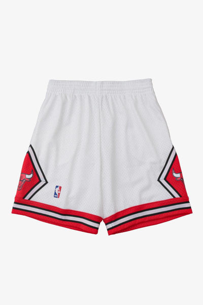 mitchell&ness Shorts Swingman NBA Chicago Bulls Bianco Uomo, foto 2