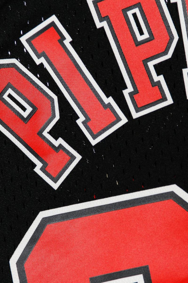 mitchell&ness Canotta Swingman NBA Chicago Bulls Scottie Pippen Nero Uomo, foto 5