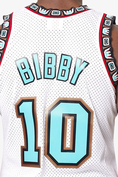 mitchell&ness Canotta Swingman NBA Vancouver Grizzlies 1998-99 Mike Bibby Bianco Uomo, foto 5