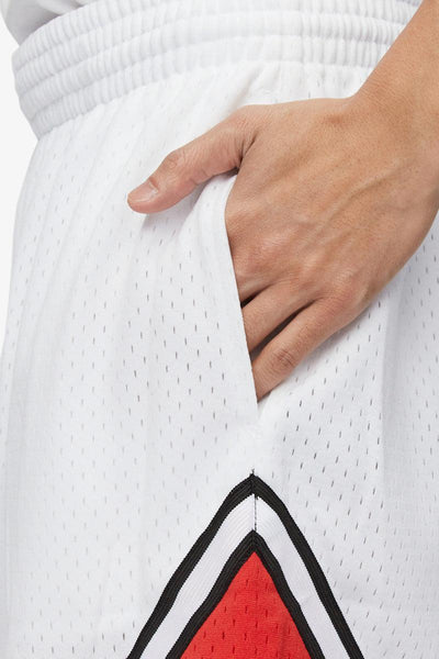 mitchell&ness Shorts Swingman NBA Chicago Bulls Bianco Uomo, foto 3