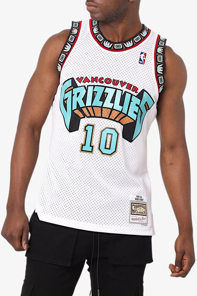 mitchell&ness Canotta Swingman NBA Vancouver Grizzlies 1998-99 Mike Bibby Bianco Uomo