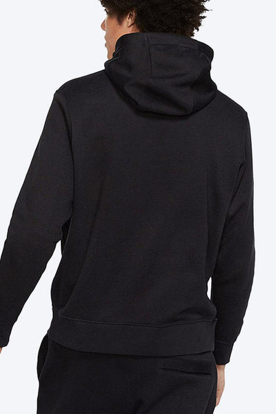 nike sportswear Felpa Con Cappuccio Club Nero Uomo, foto 4