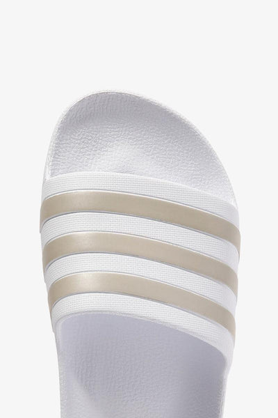 adidas performance Ciabatte Adilette Aqua Bianco Donna, foto 3
