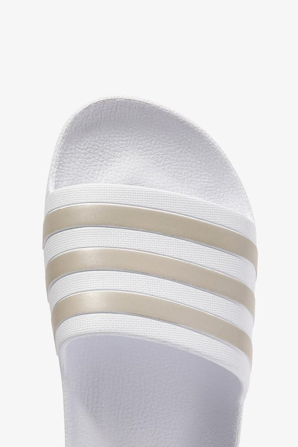 adidas performance Ciabatte Adilette Aqua Bianco Donna, foto 3