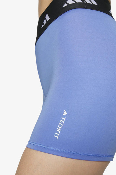 adidas performance Shorts Aderenti Techfit Blu Donna, foto 3