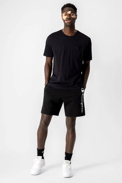 champion Bermuda Big Logo Nero Uomo, foto 2