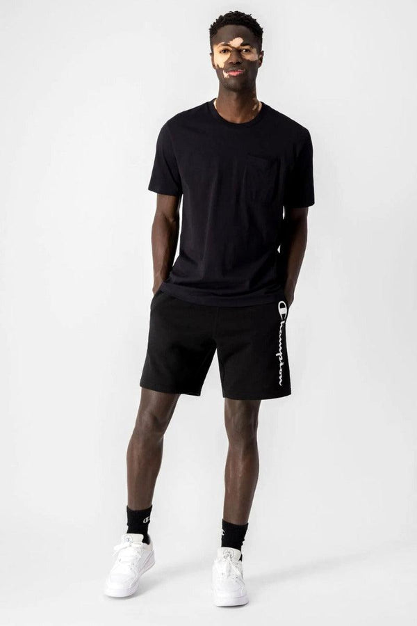 champion Bermuda Big Logo Nero Uomo, foto 2