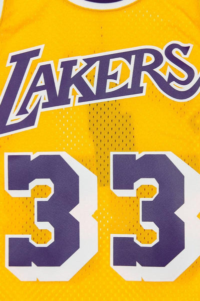 mitchell&ness Canotta Swingman NBA Los Angeles Lakers Kareem Abdul-Jabbar Giallo Uomo, foto 4
