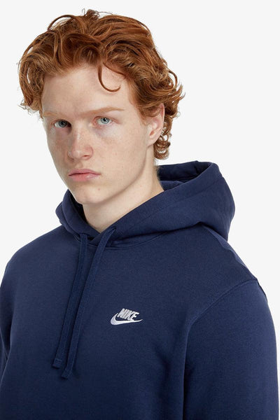 nike sportswear Felpa Con Cappuccio Club Blu Unisex, foto 2