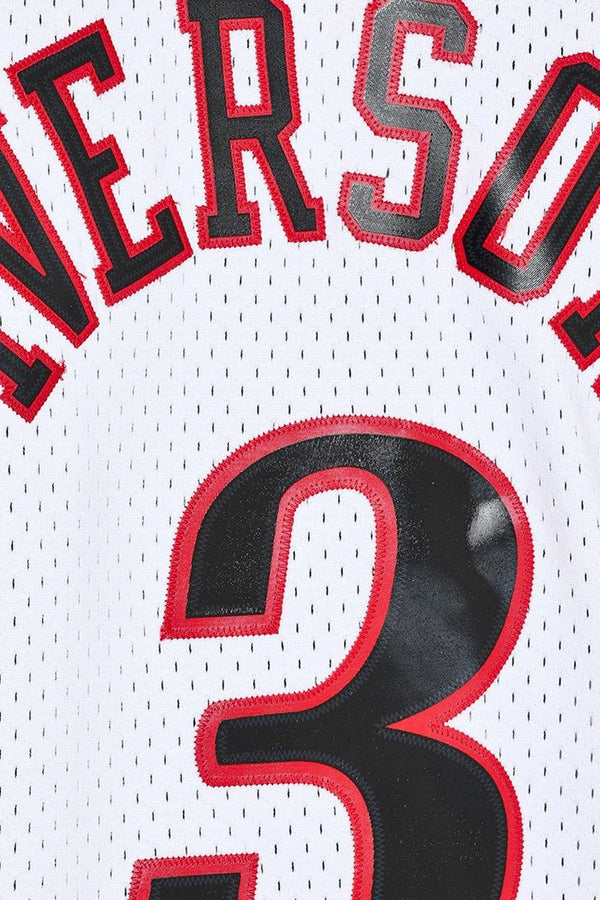mitchell&ness Canotta Swingman Nba Philadelphia 76ers 2000-01 Allen Iverson Bianco Uomo, foto 6