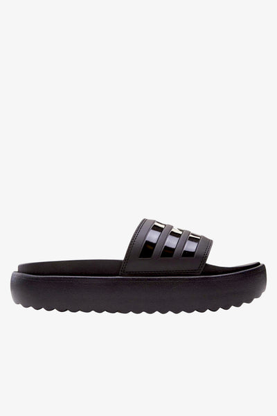adidas performance Ciabatte Adilette Platform Nero Donna, foto 3