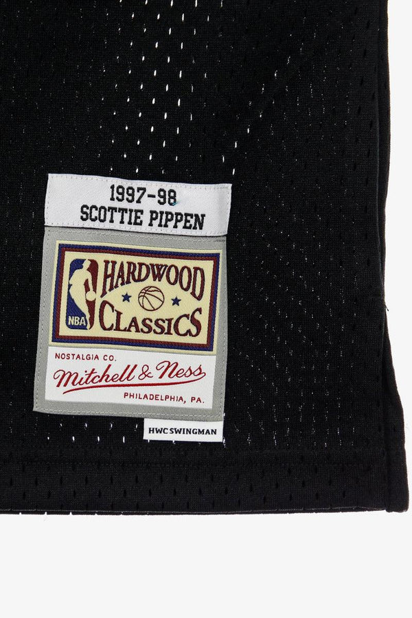 mitchell&ness Canotta Swingman NBA Chicago Bulls Scottie Pippen Nero Uomo, foto 7