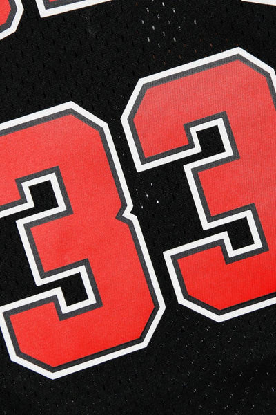 mitchell&ness Canotta Swingman NBA Chicago Bulls Scottie Pippen Nero Uomo, foto 6