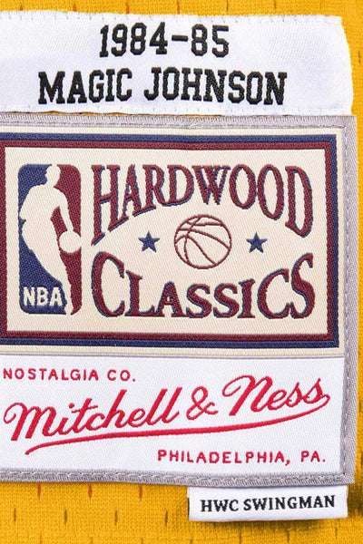 mitchell&ness Canotta Swingman NBA Los Angeles Lakers 1999-00 Magic Johnson Giallo Uomo, foto 5