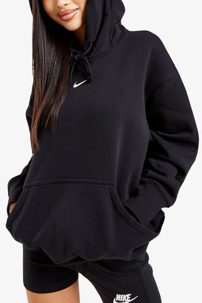 nike sportswear Felpa Con Cappuccio Oversize Phoenix Nero Donna, foto 1