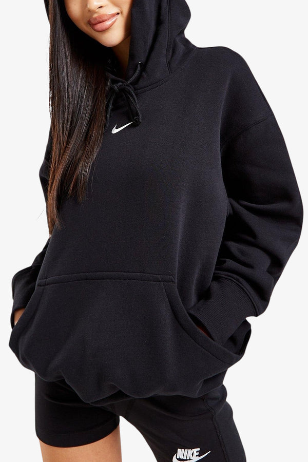 nike sportswear Felpa Con Cappuccio Oversize Phoenix Nero Donna, foto 1