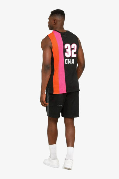 mitchell&ness Canotta Swingman NBA Miami Heat 2005-06 Shaquille O'Neal Nero Uomo, foto 3