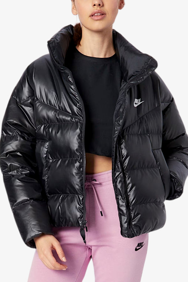 nike sportswear Piumino Full Zip Therma Fit City Nero Donna, foto 1