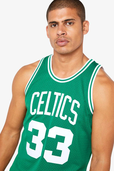 mitchell&ness Canotta Swingman NBA Boston Celtics Larry Bird Verde Uomo, foto 4