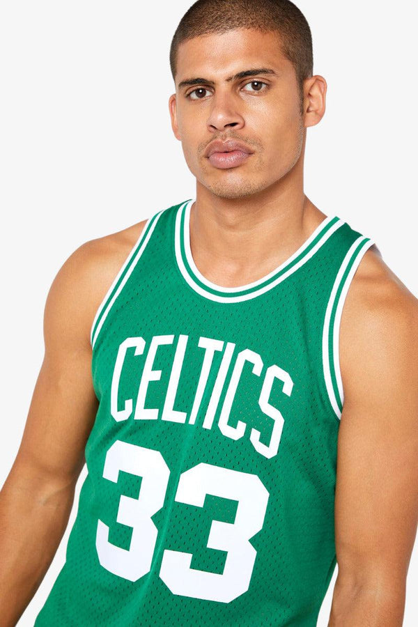 mitchell&ness Canotta Swingman NBA Boston Celtics Larry Bird Verde Uomo, foto 4