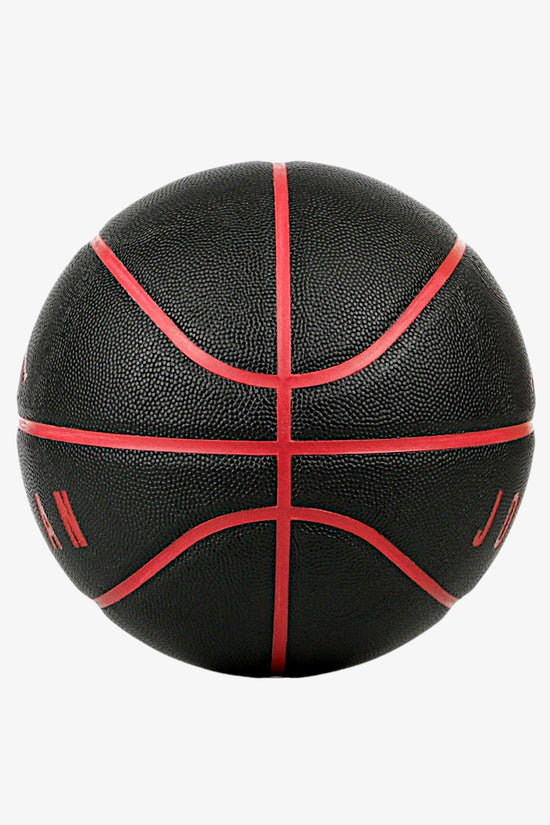 Nike Jordan Pallone Basket Ultimate 2.0 8p Nero Righe Rosse Unisex