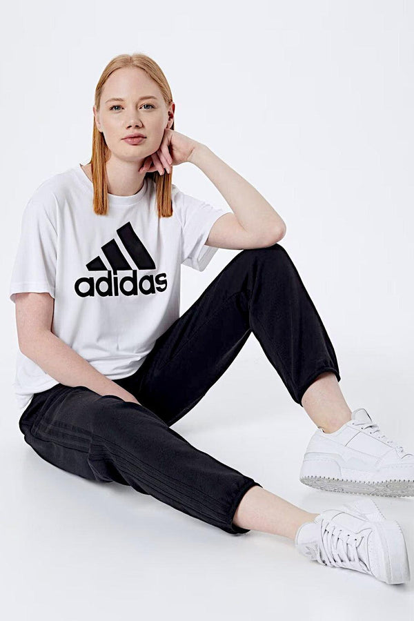 adidas performance T-Shirt Maniche Corte Aeroready Design To Move Boyfriend Sport Bianco Donna, foto 2