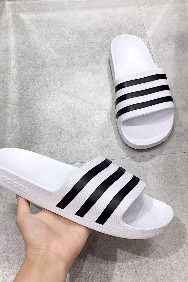 adidas performance Ciabatte Adilette Aqua Bianco Uomo, foto 2