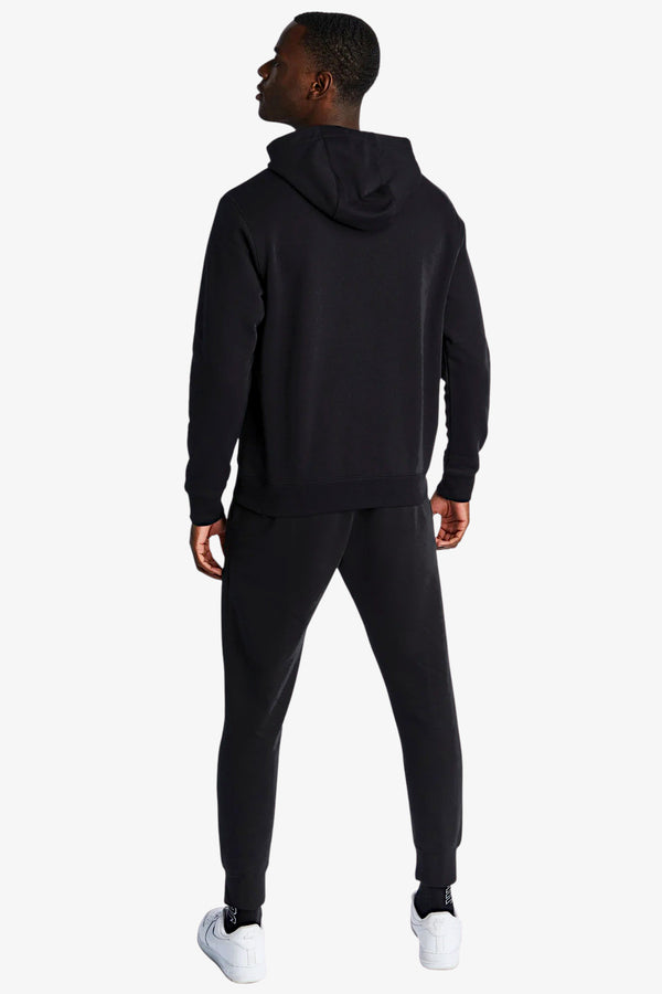 nike sportswear Felpa Con Cappuccio Club Nero Uomo, foto 4