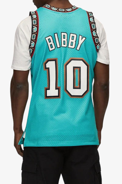 mitchell&ness Canotta Swingman NBA Vancouver Grizzlies 1998-99 Mike Bibby Verde Uomo, foto 2