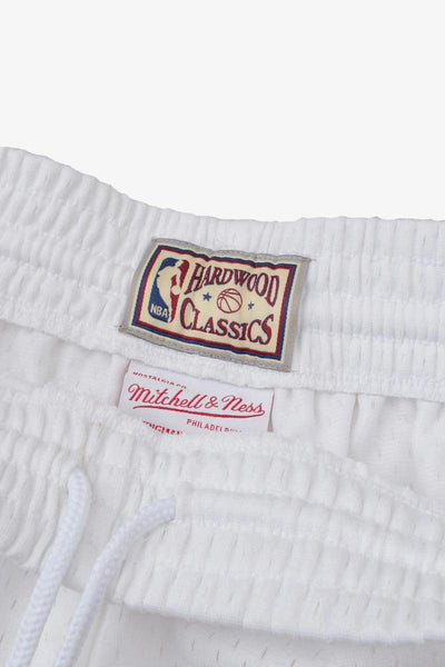 mitchell&ness Shorts Swingman NBA Chicago Bulls Bianco Uomo, foto 6