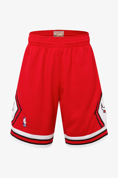 mitchell&ness Shorts Swingman Chicago Bulls Rosso Uomo, foto 3