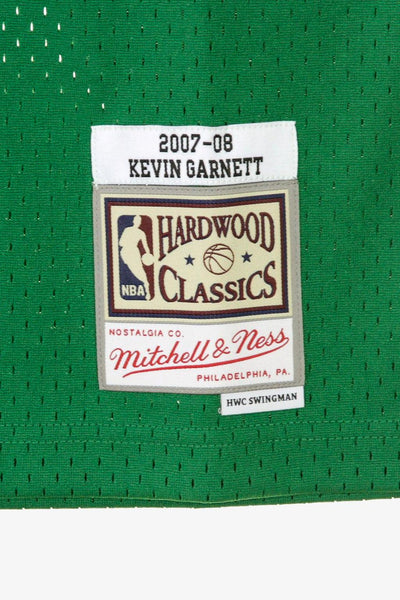 mitchell&ness Canotta Swingman NBA Boston Celtics 2007-08 Kevin Garnett Verde Uomo, foto 5