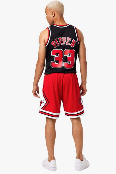 mitchell&ness Shorts Swingman Chicago Bulls Rosso Uomo, foto 2