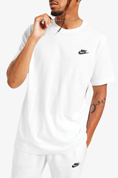 nike sportswear T-Shirt Maniche Corte Sportswear Club Bianco Uomo