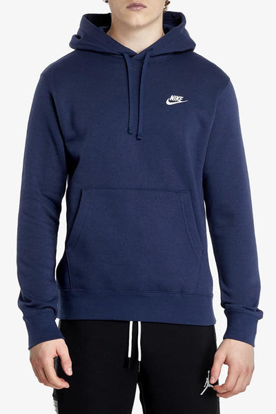 nike sportswear Felpa Con Cappuccio Club Blu Unisex, foto 1