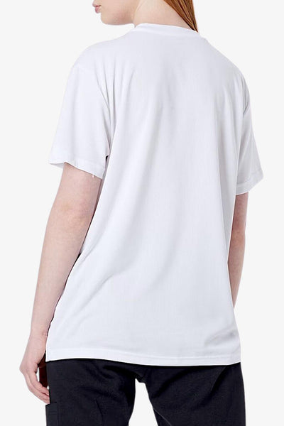 adidas performance T-Shirt Maniche Corte Aeroready Design To Move Boyfriend Sport Bianco Donna, foto 4