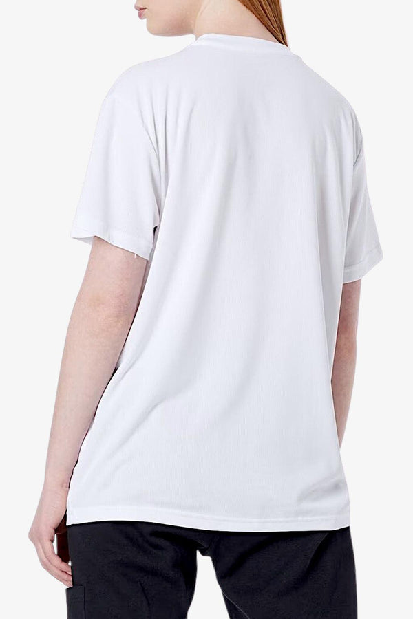 adidas performance T-Shirt Maniche Corte Aeroready Design To Move Boyfriend Sport Bianco Donna, foto 4