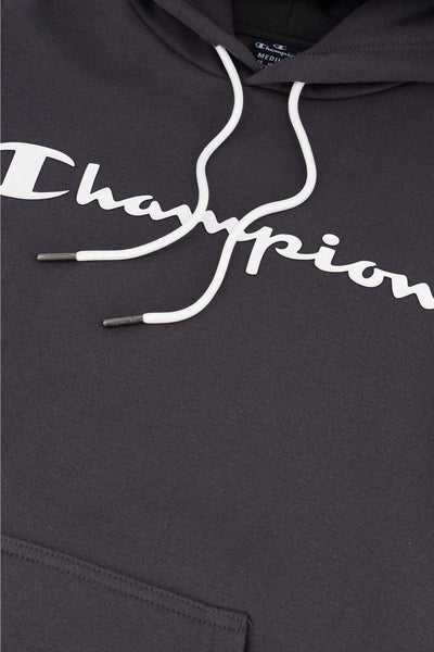 champion Felpa Con Cappuccio Big Logo Grigio Uomo, foto 4