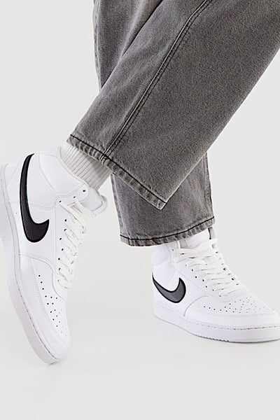nike sportswear Scarpe Court Vision Mid Bianco Uomo, foto 2
