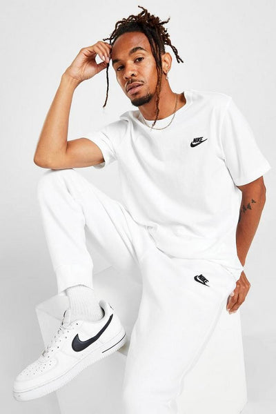 nike sportswear T-Shirt Maniche Corte Sportswear Club Bianco Uomo, foto 2