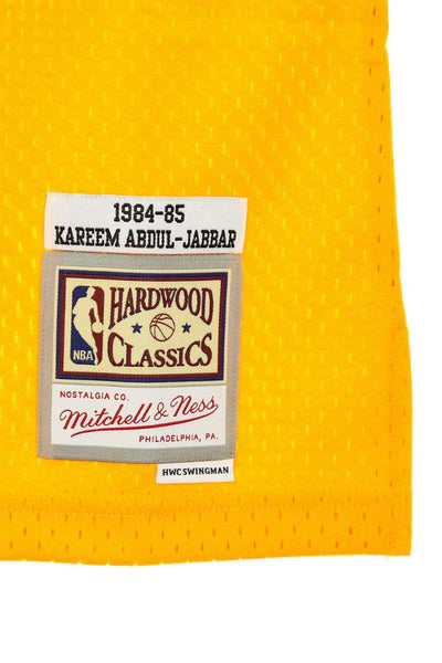mitchell&ness Canotta Swingman NBA Los Angeles Lakers Kareem Abdul-Jabbar Giallo Uomo, foto 6