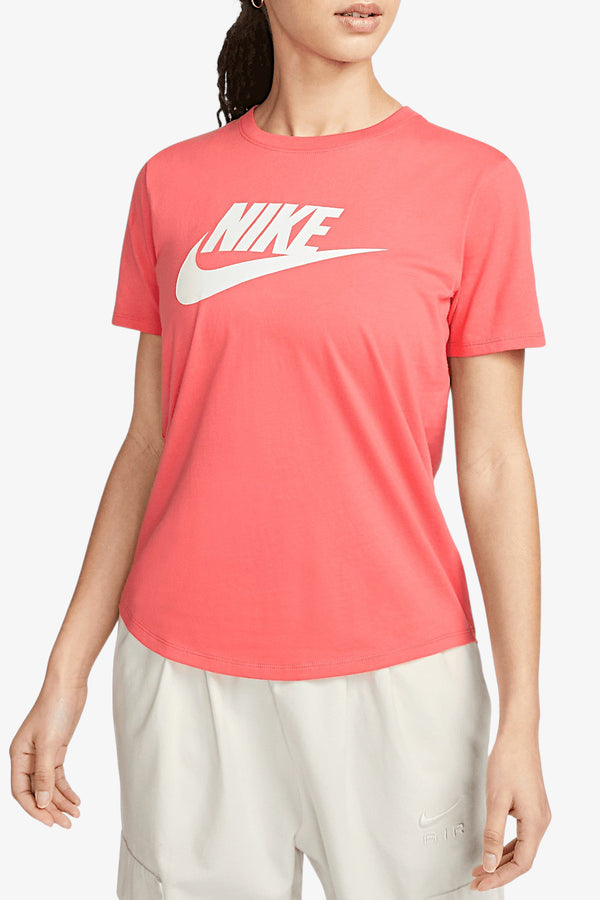 nike sportswear T-Shirt Big Logo Essentials Rosso Donna, foto 1