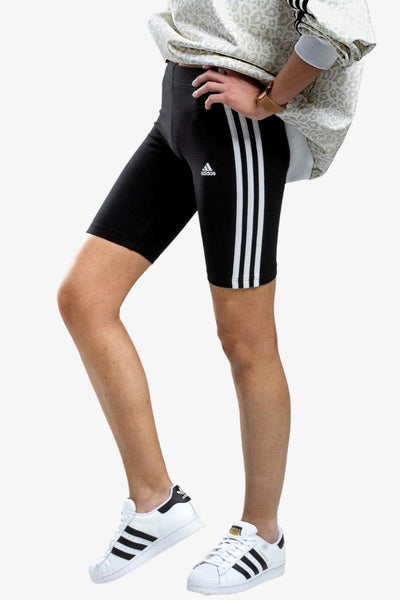 adidas performance Shorts Ciclista Essential 3-Stripes Nero Donna
