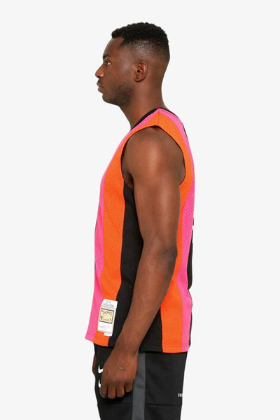 mitchell&ness Canotta Swingman NBA Miami Heat 2005-06 Shaquille O'Neal Nero Uomo, foto 4