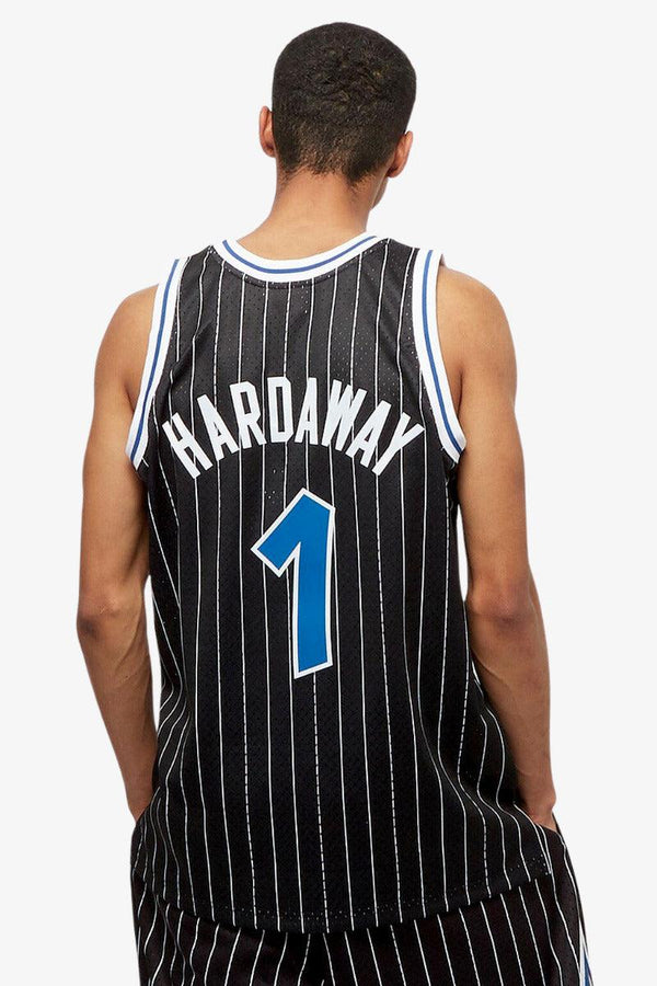 mitchell&ness Canotta Swingman NBA Orlando Magic 1994-95 Anfernee Hardaway Nero Uomo, foto 2