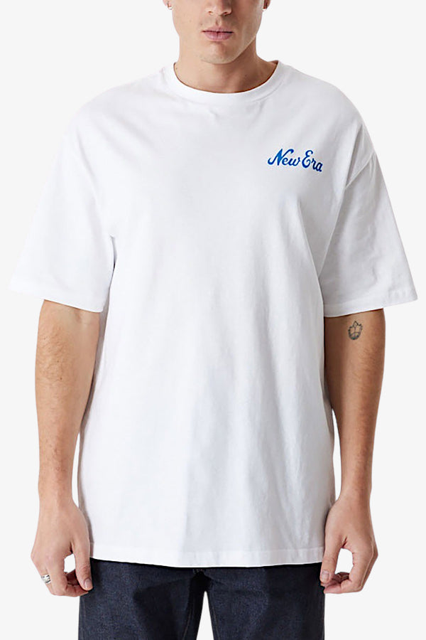 new era T-Shirt Maniche Corte Soda Bird Bianco Uomo, foto 4